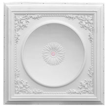 Load image into Gallery viewer, Elegant Large Dome Ceiling Medallion 58 Inch Square
