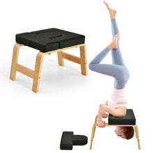 Load image into Gallery viewer, Yoga Headstand Bench for Workout Relieve and Fatigue Body Building-Black
