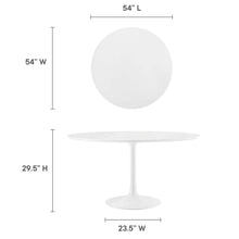 Load image into Gallery viewer, Lippa 54&quot; Round Wood Dining Table by Modway
