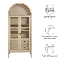 Load image into Gallery viewer, Nolan Tall Arched Storage Display Cabinet by Modway
