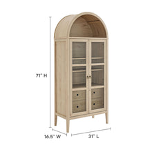 Load image into Gallery viewer, Nolan Tall Arched Storage Display Cabinet by Modway
