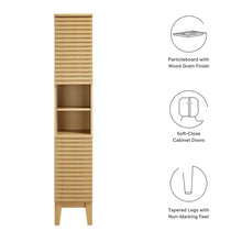 Load image into Gallery viewer, Render Tall Narrow Bathroom Storage Cabinet by Modway
