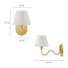 Load image into Gallery viewer, Wave Squiggle Arm Wall Sconce by Modway
