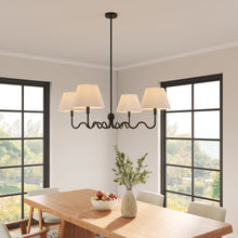 Load image into Gallery viewer, Wave Squiggle 4-Arm Pendant Light by Modway
