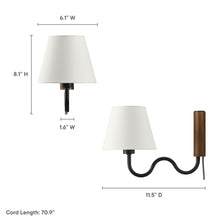 Load image into Gallery viewer, Sunlit Squiggle Arm Wall Sconce by Modway
