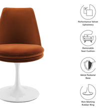 Load image into Gallery viewer, Lippa Performance Velvet Swivel Dining Chair by Modway
