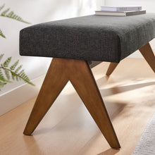 Load image into Gallery viewer, Lyra 47&quot; Fabric Upholstered Bench by Modway
