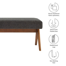 Load image into Gallery viewer, Lyra 47&quot; Fabric Upholstered Bench by Modway
