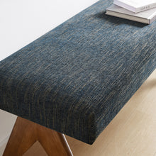 Load image into Gallery viewer, Lyra 47&quot; Fabric Upholstered Bench by Modway
