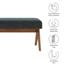 Load image into Gallery viewer, Lyra 47&quot; Fabric Upholstered Bench by Modway
