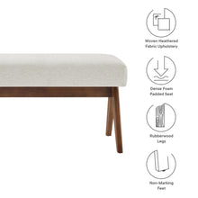 Load image into Gallery viewer, Lyra 47&quot; Fabric Upholstered Bench by Modway
