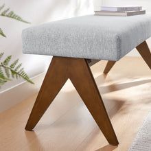 Load image into Gallery viewer, Lyra 47&quot; Fabric Upholstered Bench by Modway
