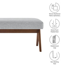 Load image into Gallery viewer, Lyra 47&quot; Fabric Upholstered Bench by Modway
