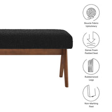 Load image into Gallery viewer, Lyra 47&quot; Boucle Upholstered Bench by Modway
