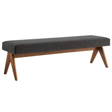 Load image into Gallery viewer, Lyra 63&quot; Fabric Upholstered Bench by Modway
