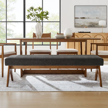 Load image into Gallery viewer, Lyra 63&quot; Fabric Upholstered Bench by Modway
