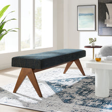 Load image into Gallery viewer, Lyra 63&quot; Fabric Upholstered Bench by Modway
