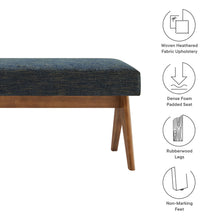 Load image into Gallery viewer, Lyra 63&quot; Fabric Upholstered Bench by Modway
