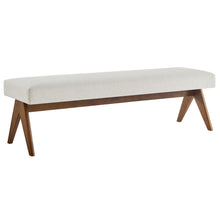 Load image into Gallery viewer, Lyra 63&quot; Fabric Upholstered Bench by Modway
