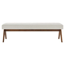 Load image into Gallery viewer, Lyra 63&quot; Fabric Upholstered Bench by Modway
