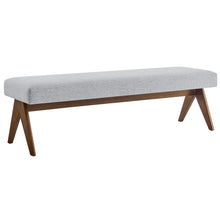 Load image into Gallery viewer, Lyra 63&quot; Fabric Upholstered Bench by Modway
