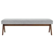 Load image into Gallery viewer, Lyra 63&quot; Fabric Upholstered Bench by Modway
