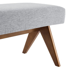 Load image into Gallery viewer, Lyra 63&quot; Fabric Upholstered Bench by Modway
