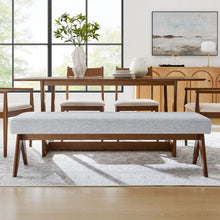 Load image into Gallery viewer, Lyra 63&quot; Fabric Upholstered Bench by Modway
