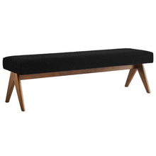 Load image into Gallery viewer, Lyra 63&quot; Boucle Upholstered Bench by Modway
