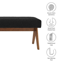 Load image into Gallery viewer, Lyra 63&quot; Boucle Upholstered Bench by Modway
