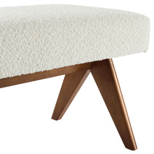 Load image into Gallery viewer, Lyra 63&quot; Boucle Upholstered Bench by Modway
