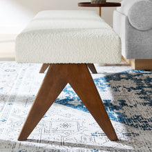 Load image into Gallery viewer, Lyra 63&quot; Boucle Upholstered Bench by Modway
