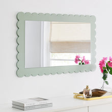 Load image into Gallery viewer, Emmeline Scalloped Rectangle Wall Mirror by Modway
