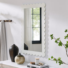 Load image into Gallery viewer, Emmeline Scalloped Rectangle Wall Mirror by Modway
