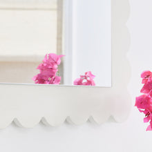 Load image into Gallery viewer, Emmeline Scalloped Rectangle Wall Mirror by Modway
