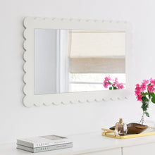 Load image into Gallery viewer, Emmeline Scalloped Rectangle Wall Mirror by Modway
