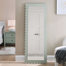 Load image into Gallery viewer, Emmeline Scalloped Rectangle Floor Mirror by Modway
