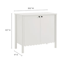 Load image into Gallery viewer, Emmeline 35&quot; 2-Door Scalloped Sideboard Cabinet by Modway
