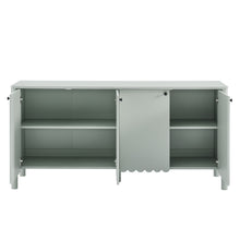 Load image into Gallery viewer, Emmeline 66&quot; 4-Door Scalloped Sideboard Cabinet by Modway
