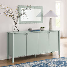 Load image into Gallery viewer, Emmeline 66&quot; 4-Door Scalloped Sideboard Cabinet by Modway
