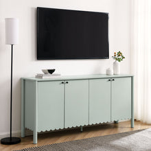 Load image into Gallery viewer, Emmeline 66&quot; 4-Door Scalloped Sideboard Cabinet by Modway
