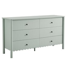 Load image into Gallery viewer, Emmeline Scalloped 6-Drawer Dresser by Modway
