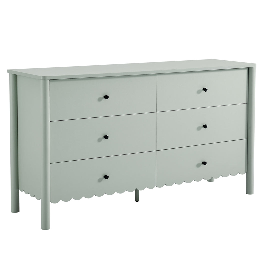 Emmeline Scalloped 6-Drawer Dresser by Modway