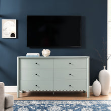 Load image into Gallery viewer, Emmeline Scalloped 6-Drawer Dresser by Modway
