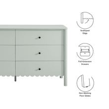 Load image into Gallery viewer, Emmeline Scalloped 6-Drawer Dresser by Modway
