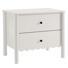 Load image into Gallery viewer, Emmeline Scalloped 2-Drawer Nightstand by Modway
