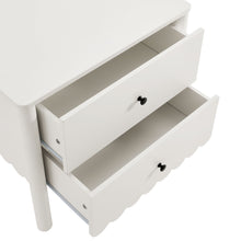 Load image into Gallery viewer, Emmeline Scalloped 2-Drawer Nightstand by Modway
