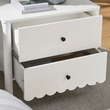 Load image into Gallery viewer, Emmeline Scalloped 2-Drawer Nightstand by Modway
