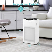 Load image into Gallery viewer, Ozone Free Air Purifier with H13 True HEPA Filter Air Cleaner up to 1200 Sq. Ft-White
