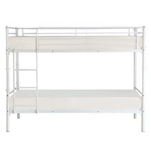 Load image into Gallery viewer, Metal Twin Bunk Bed Frame with Ladder
